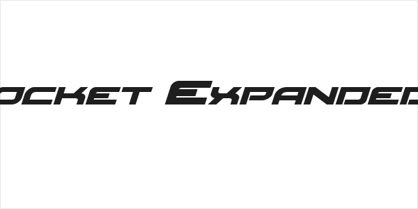 Red Rocket Expanded Italic Logo