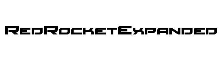 Red Rocket Expanded  Frei Schriftart Herunterladen