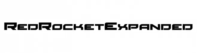 Red Rocket Expanded  フリーフォントのダウンロード