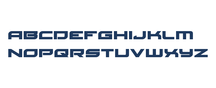 Red Rocket Expanded Lowercase