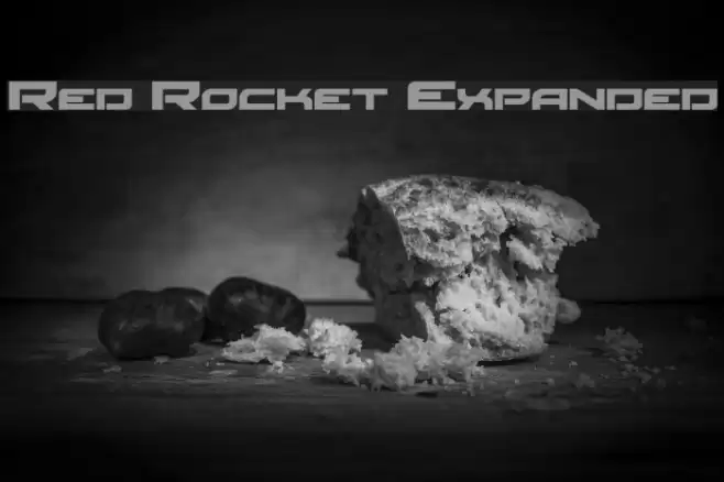 Red Rocket Expanded Шрифта examples