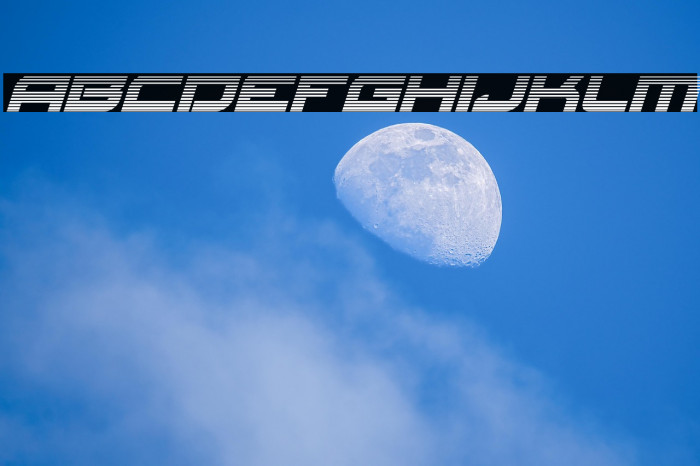 Red Rocket Gradient Italic Example 1