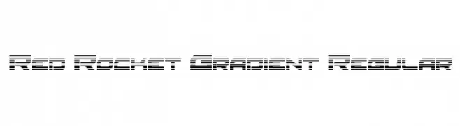 Red Rocket Gradient Regular  フリーフォントのダウンロード