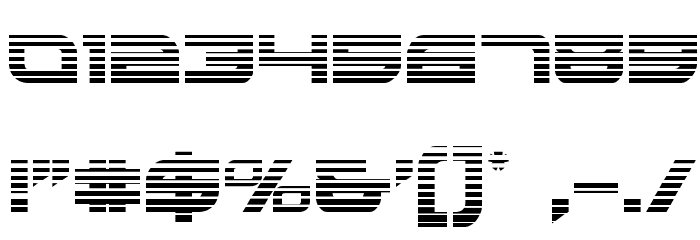 Red Rocket Gradient Regular Font OTHER CHARS