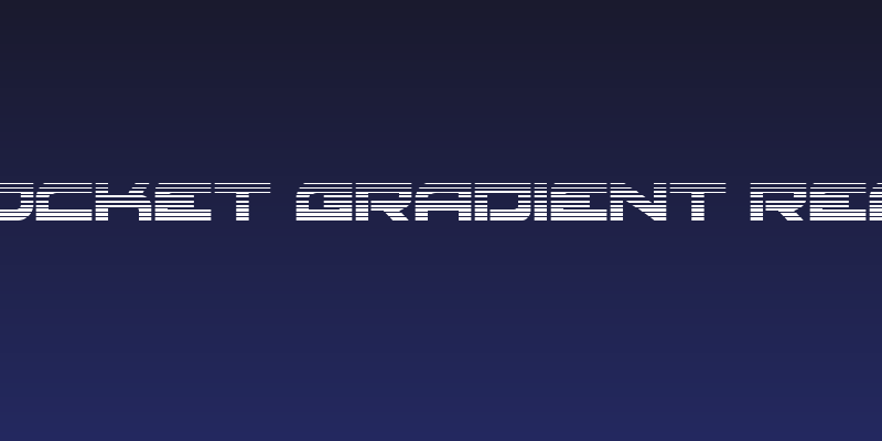 Red Rocket Gradient Regular Social Header