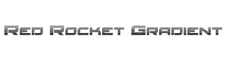 Red Rocket Gradient  Descarca Fonturi Gratis