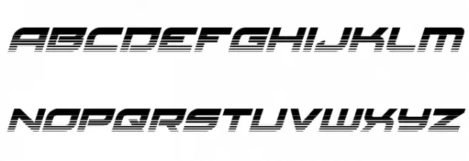 Red Rocket Halftone Italic Polices MINUSCULES