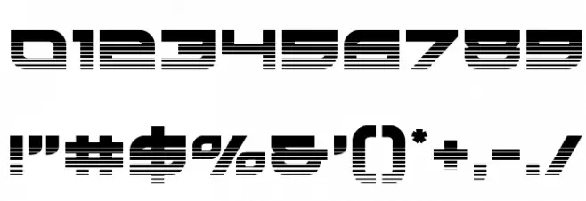 Red Rocket Halftone Font OTHER CHARS