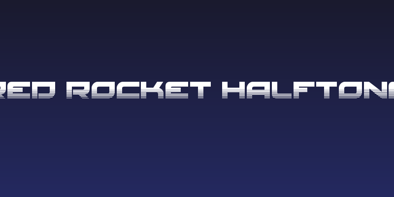 Red Rocket Halftone Social Header