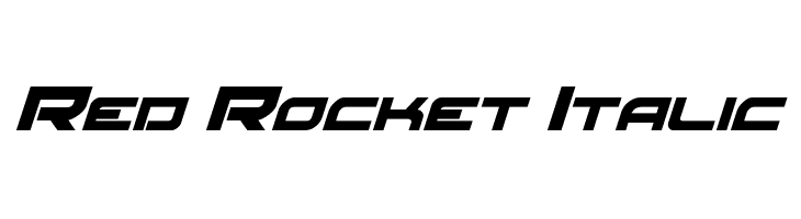 Red Rocket Italic  Fuentes Gratis Descargar