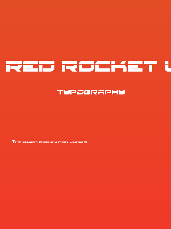 Red Rocket Laser Poster