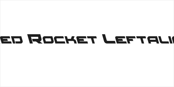 Red Rocket Leftalic Logo