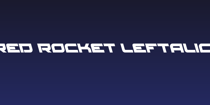 Red Rocket Leftalic Social Header