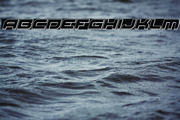 Red Rocket Outline Italic Example 2