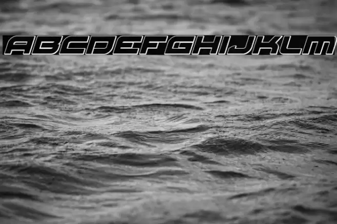 Red Rocket Outline Italic Font examples