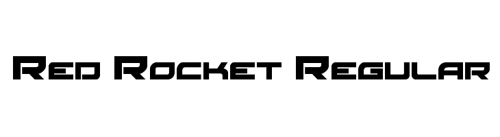 Red Rocket Regular Font