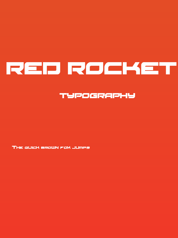 Red Rocket Regular Poster