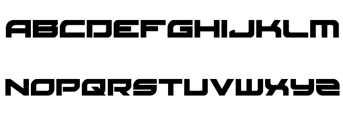 Red Rocket Regular Font LOWERCASE