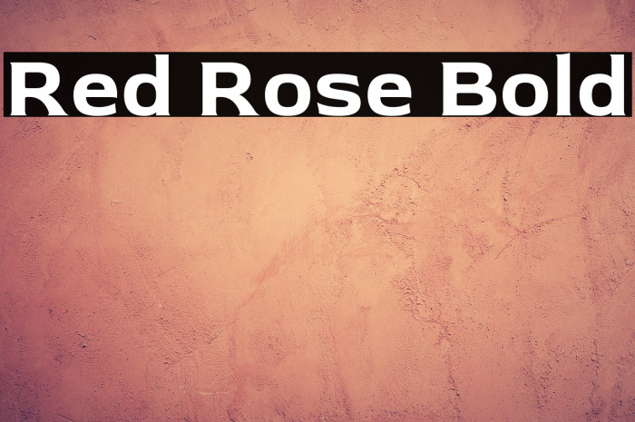 Red Rose Bold Example 2