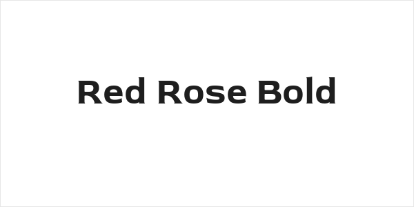 Red Rose Bold Logo