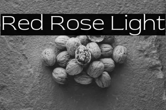 Red Rose Light Font - Free Download (TTF/OTF) | FFonts.net