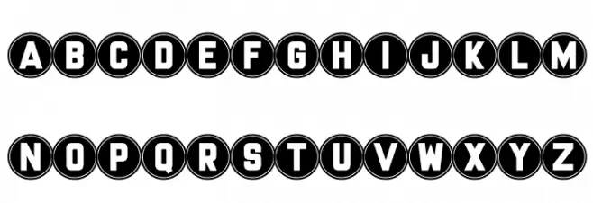 Red Signal Schriftart Groß