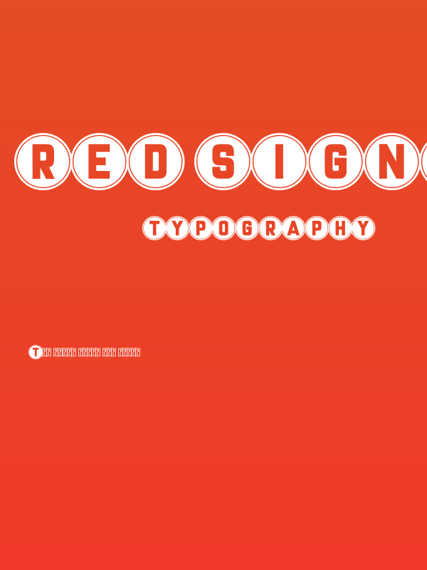 Red Signal Poster