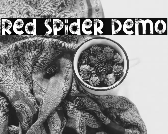 Red Spider Demo フォント examples