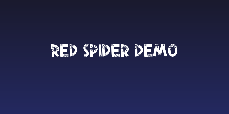 Red Spider Demo Social Header