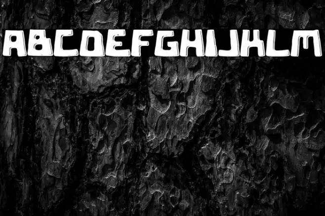 Red Square Font examples