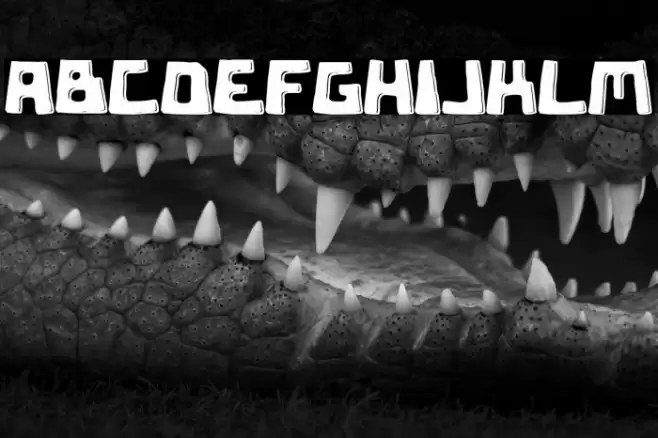 Red Square Font examples