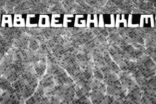 Red Square Font examples