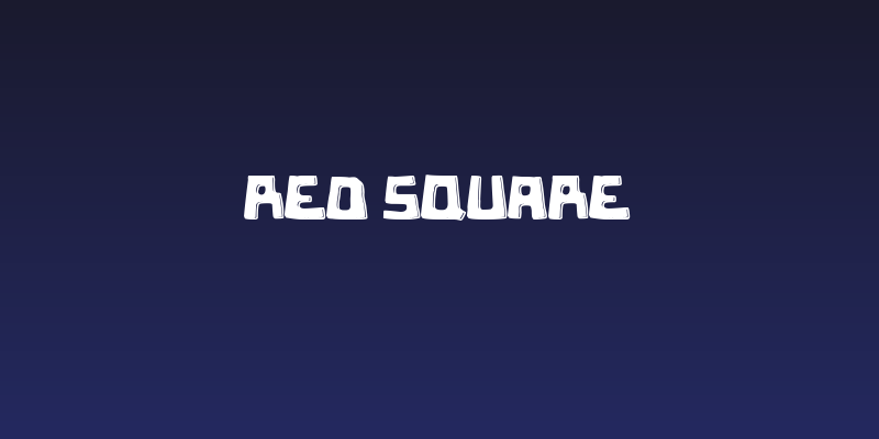 Red Square Social Header