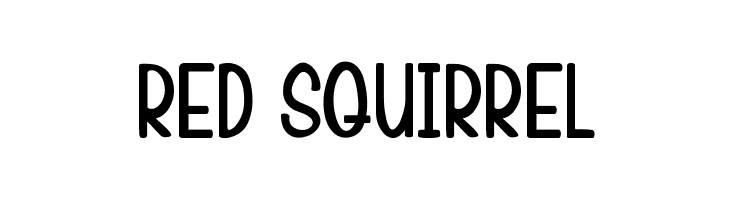 Red Squirrel  Free Fonts Download