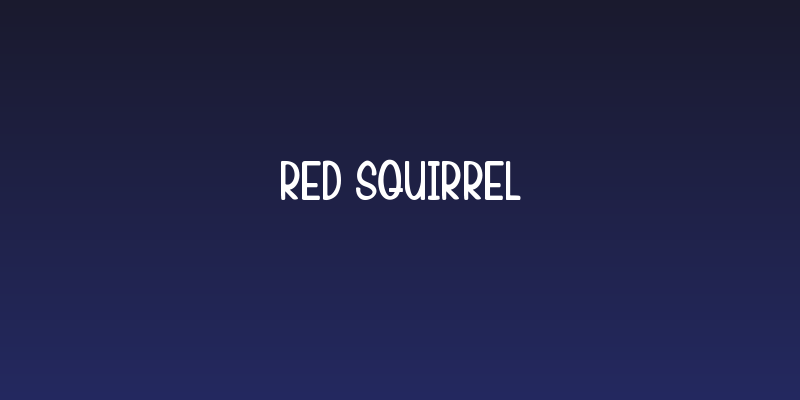 Red Squirrel Social Header