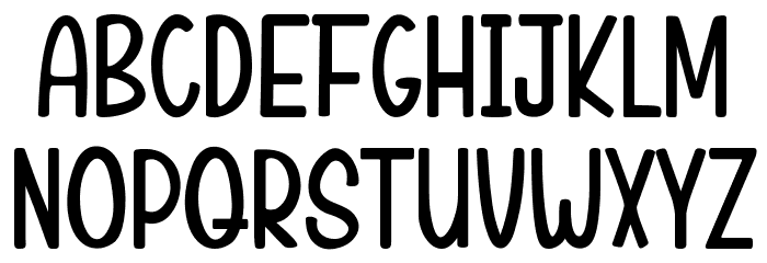Red Squirrel Font LOWERCASE