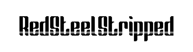 Red Steel Stripped  لخطوط تنزيل