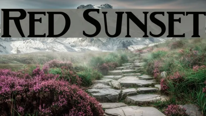 Red Sunset Example 3