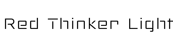 Red Thinker Light  لخطوط تنزيل