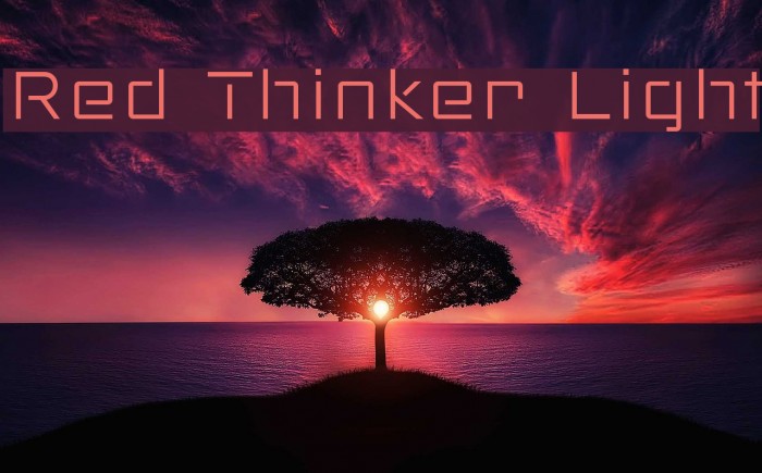 Red Thinker Light Example 3