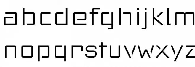 Red Thinker Light Schriftart Kleinbuchstaben