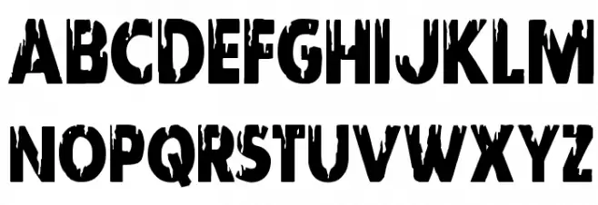Red Undead Condensed 字体 大写