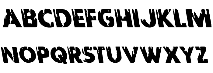 Red Undead Leftalic Шрифта строчной