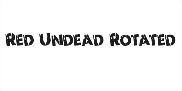 Red Undead Rotated Logo