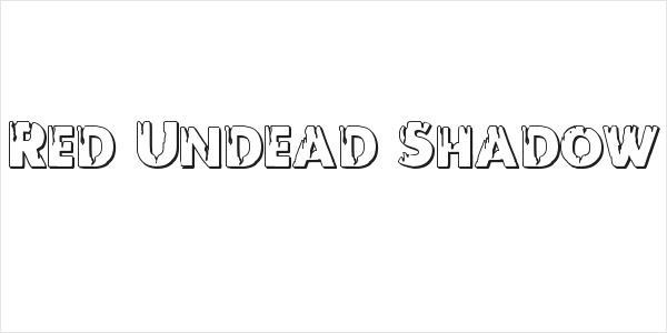Red Undead Shadow Logo