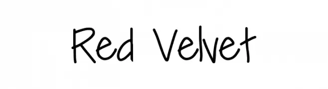 Red Velvet  免费字体下载