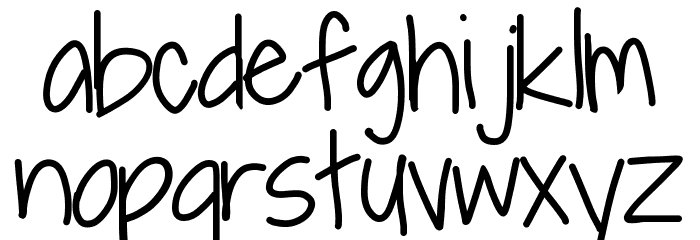 Red Velvet Font LOWERCASE