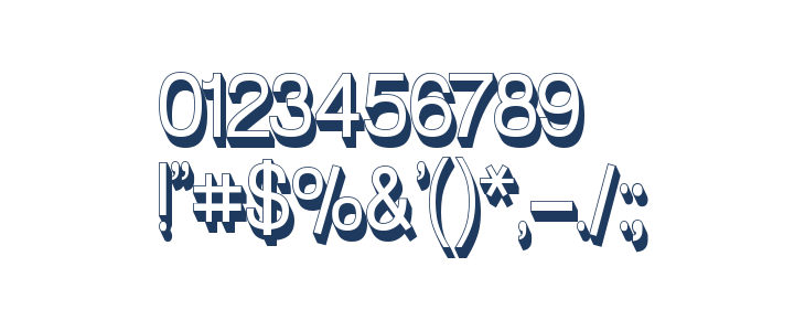 Red Velvetica Shadows Bold Other Characters