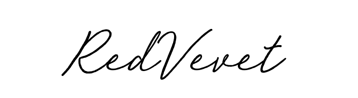 Red Vevet Font