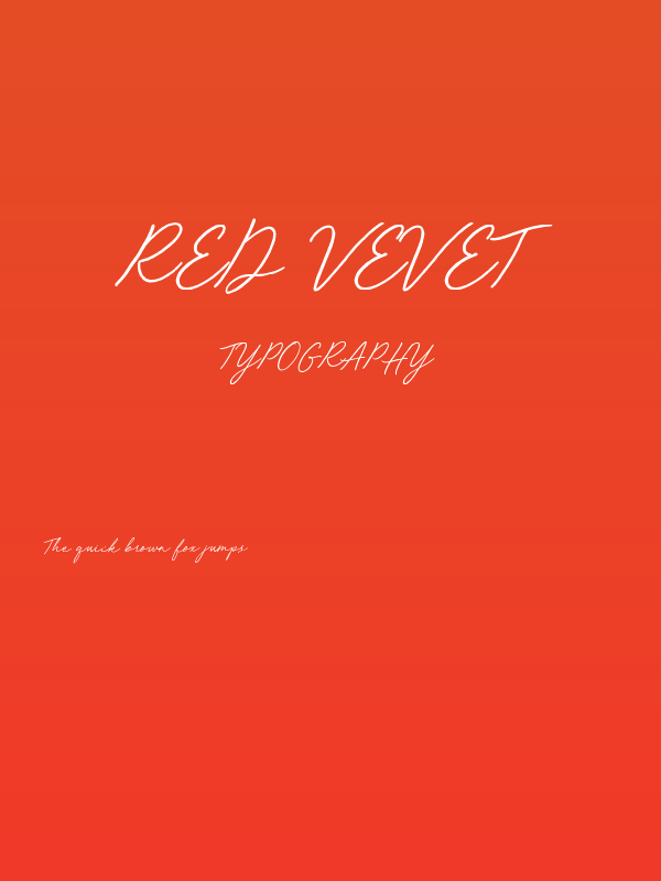 Red Vevet Poster